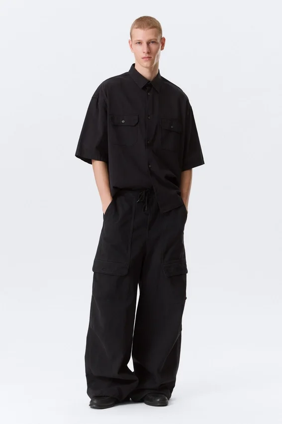 Pantalones Rael Kade Parachute – Negro Pantalones Rael Kade Parachute – Negro