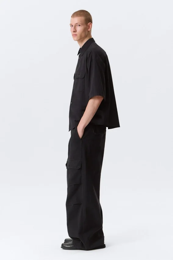 Pantalones Rael Kade Parachute – Negro Pantalones Rael Kade Parachute – Negro