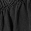 Pantalones ripstop de talle bajo sin cremallera – Gris oscuro