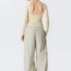 Pantalones ripstop de talle bajo sin cremallera – Light Dusty Mole Pantalones ripstop de talle bajo sin cremallera – Light Dusty Mole