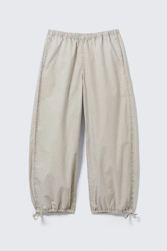 Pantalones ripstop de talle bajo sin cremallera – Light Dusty Mole Pantalones ripstop de talle bajo sin cremallera – Light Dusty Mole