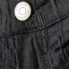 Pantalones tipo capullo de talle bajo y tejido arrugado – Azul oscuro Pantalones tipo capullo de talle bajo y tejido arrugado – Azul oscuro