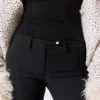 Pantalones treggings ajustados de talle bajo – Negro Pantalones treggings ajustados de talle bajo – Negro