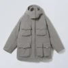 Parka acolchada Attila – Caqui polvoriento Parka acolchada Attila – Caqui polvoriento