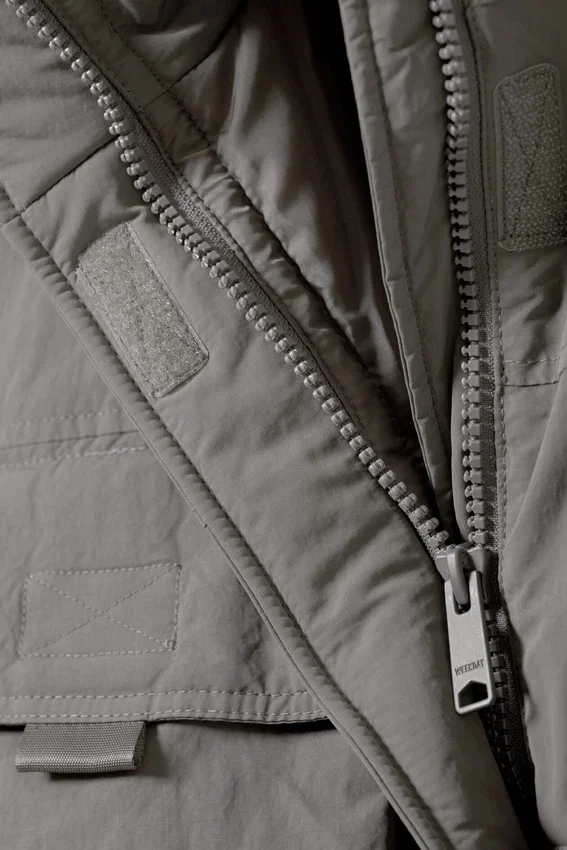 Parka acolchada Attila – Caqui polvoriento Parka acolchada Attila – Caqui polvoriento