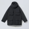 Parka acolchada Attila – Negro