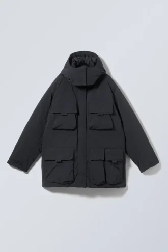 Parka acolchada Attila – Negro