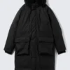Parka acolchada oversize – Negro Parka acolchada oversize – Negro