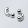 Pendientes Bean – Plata Pendientes Bean – Plata