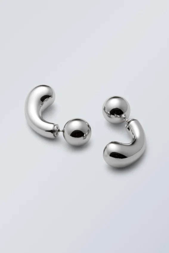 Pendientes Bean – Plata Pendientes Bean – Plata