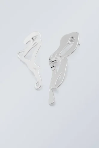 Pendientes Curl – Plata
