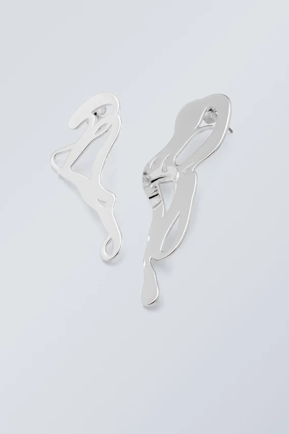 Pendientes Curl – Plata Pendientes Curl – Plata