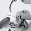 Pendientes de aro con eslabones de cadena de acero inoxidable – Plata Pendientes de aro con eslabones de cadena de acero inoxidable – Plata