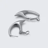Pendientes de aro con garra – Plata Pendientes de aro con garra – Plata