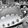 Pendientes de aro con puntos – Plata Pendientes de aro con puntos – Plata