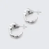 Pendientes de aro irregulares – Plata Pendientes de aro irregulares – Plata