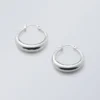 Pendientes de aro Mija – Plata