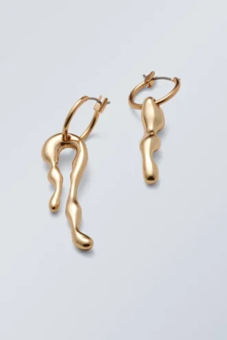 Pendientes de aro Millie – Dorados