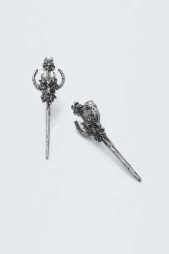 Pendientes de espada – Plata