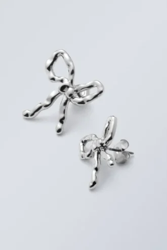 Pendientes de lazo – Plata