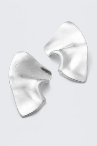 Pendientes esculpidos – Plata
