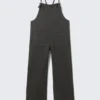 Peto de denim con lazo – Negro