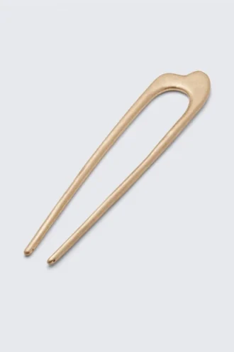 Pin de metal escultural – Oro cálido