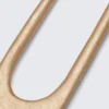 Pin de metal escultural – Oro cálido