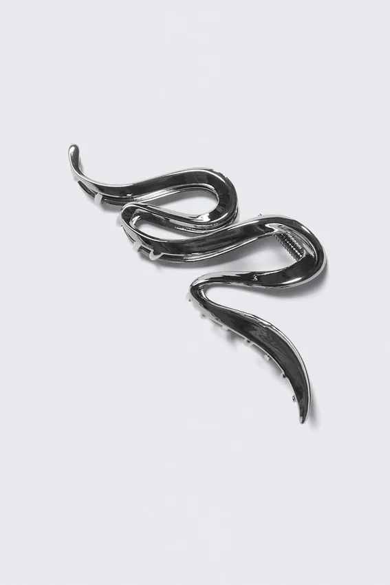 Pinza para el pelo ondulada – Plata Pinza para el pelo ondulada – Plata