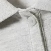 Polo de manga larga – Gris claro jaspeado Polo de manga larga – Gris claro jaspeado