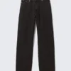 Rail Mid Rise Loose Wide Jeans – Ink Black – Black Rail Mid Rise Loose Wide Jeans – Ink Black – Black