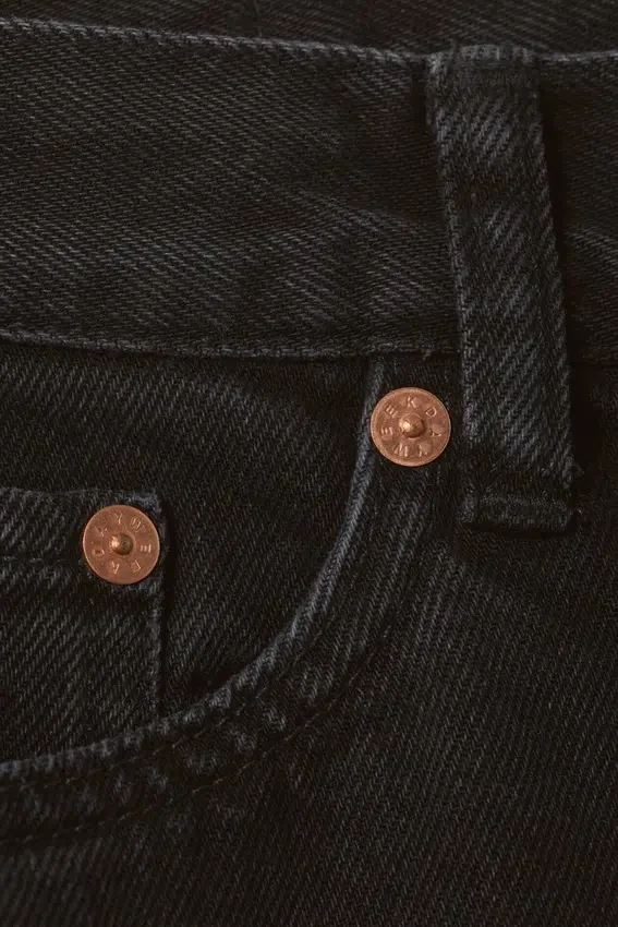 Rail Mid Rise Loose Wide Jeans – Ink Black – Black Rail Mid Rise Loose Wide Jeans – Ink Black – Black