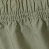 Slips de pijama de popelín de algodón de talle medio – Verde caqui Slips de pijama de popelín de algodón de talle medio – Verde caqui