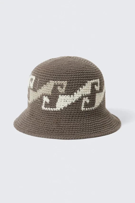 Sombrero de pescador tejido en jacquard – Dark Mole Sombrero de pescador tejido en jacquard – Dark Mole