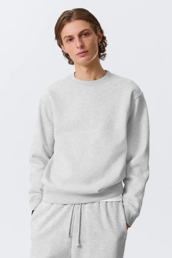Sudadera clásica – Gris jaspeado Sudadera clásica – Gris jaspeado