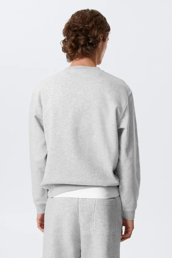 Sudadera clásica – Gris jaspeado Sudadera clásica – Gris jaspeado