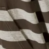 Sudadera con capucha ajustada de jersey de algodón – Rayas grises y marrón oscuro Sudadera con capucha ajustada de jersey de algodón – Rayas grises y marrón oscuro