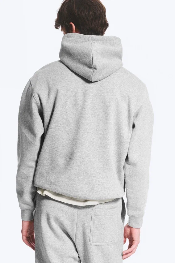 Sudadera con capucha clásica – Gris claro difuminado Sudadera con capucha clásica – Gris claro difuminado