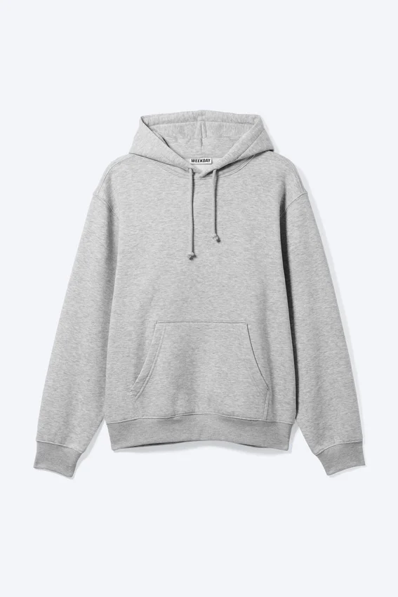 Sudadera con capucha clásica – Gris claro difuminado Sudadera con capucha clásica – Gris claro difuminado