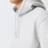 Sudadera con capucha clásica – Gris jaspeado Sudadera con capucha clásica – Gris jaspeado
