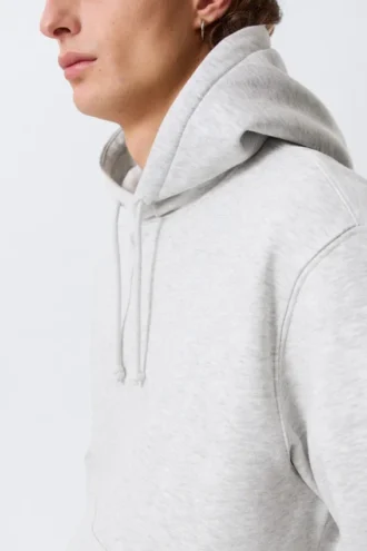 Sudadera con capucha clásica – Gris jaspeado