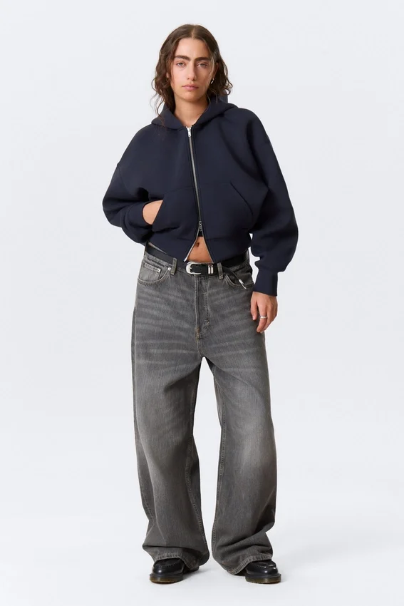 Sudadera con capucha Danni Scuba – Azul oscuro Sudadera con capucha Danni Scuba – Azul oscuro