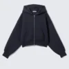 Sudadera con capucha Danni Scuba – Azul oscuro Sudadera con capucha Danni Scuba – Azul oscuro