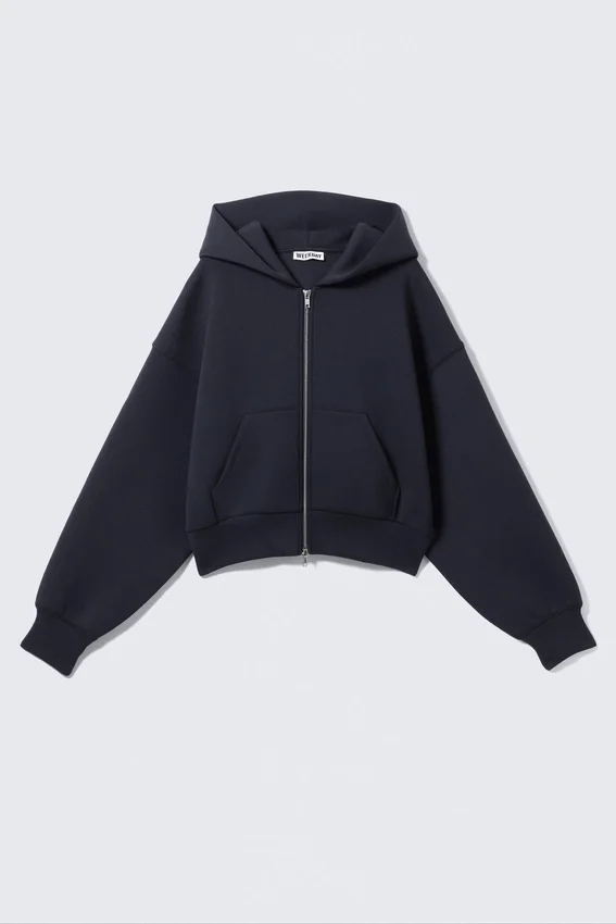 Sudadera con capucha Danni Scuba – Azul oscuro Sudadera con capucha Danni Scuba – Azul oscuro