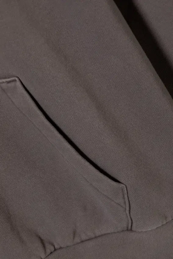 Sudadera con capucha de corte holgado – Marrón oscuro lavado Sudadera con capucha de corte holgado – Marrón oscuro lavado