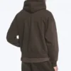 Sudadera con capucha de corte holgado – Marrón oscuro lavado Sudadera con capucha de corte holgado – Marrón oscuro lavado
