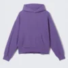 Sudadera con capucha de corte holgado – Morada Sudadera con capucha de corte holgado – Morada