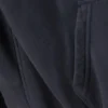 Sudadera con capucha de corte recto y mangas raglán – Azul marino oscuro lavado