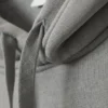 Sudadera con capucha de corte recto y tejido grueso – Gris polvoriento lavado Sudadera con capucha de corte recto y tejido grueso – Gris polvoriento lavado