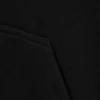 Sudadera con capucha de corte recto y tejido grueso – Negro Sudadera con capucha de corte recto y tejido grueso – Negro